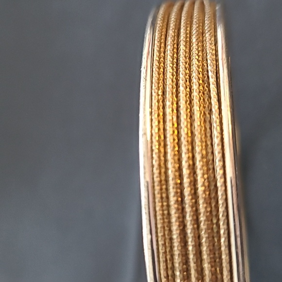 Italian Solid 925 Silver bangles. Made in Italy. Approx 1/2 inch wide. 55.3g - Picture 5 of 7